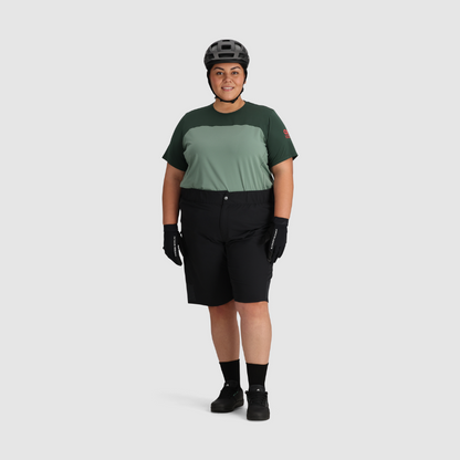 Outdoor Research Women's PLUS SIZE Freewheel MTB Short Sleeve Jersey | CLEARANCE