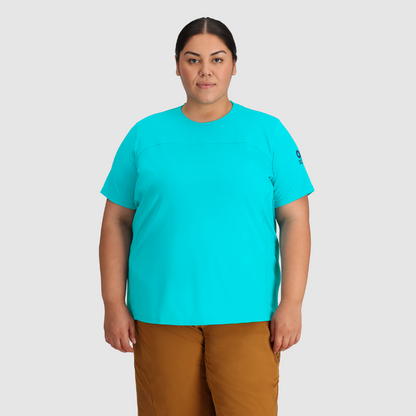 Outdoor Research Women's PLUS SIZE Freewheel MTB Short Sleeve Jersey | CLEARANCE