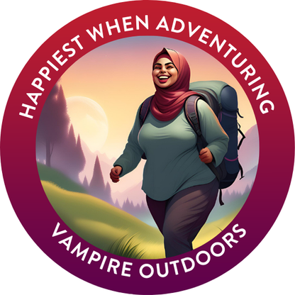 Vampire Outdoors Sticker - Free with Every Order!