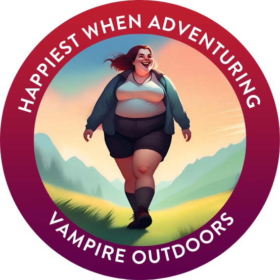 Vampire Outdoors Sticker - Free with Every Order!