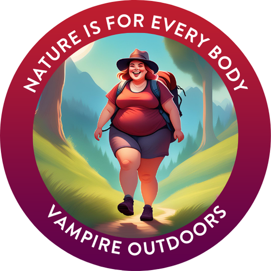 Vampire Outdoors Sticker - Free with Every Order!