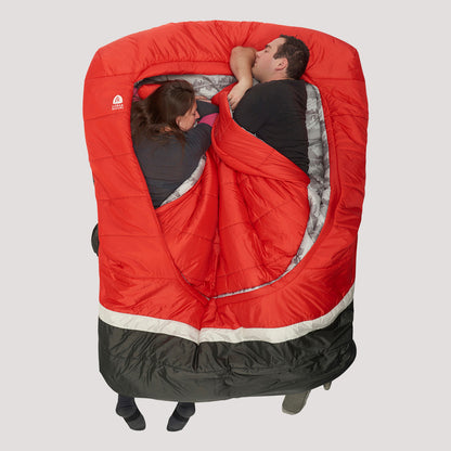 Sierra Designs Frontcountry Bed 20 Queen Sleeping Bag | Double Wide