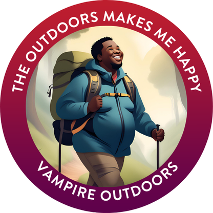 Vampire Outdoors Sticker - Free with Every Order!