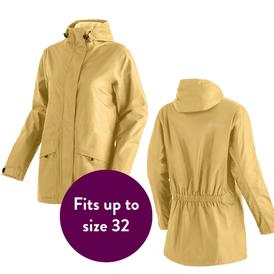 Maier Sports Women's BROCKEN LONG| Plus size waterproof jacket