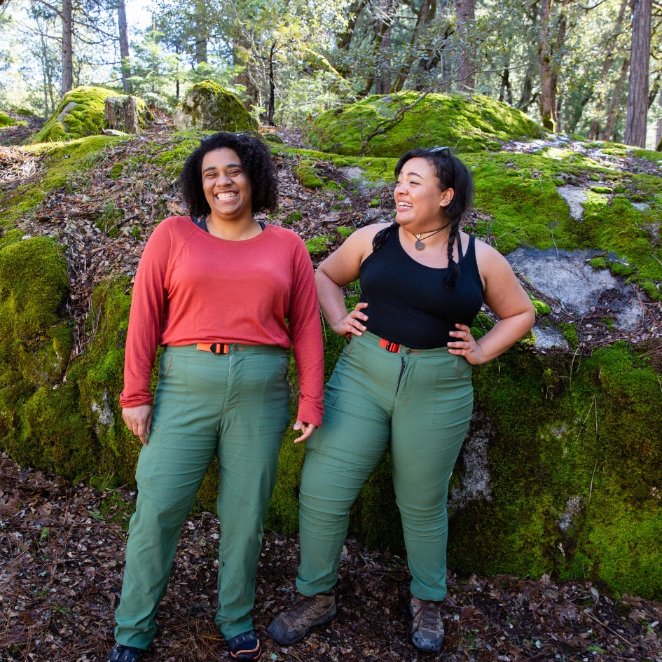 Plus Size Hiking Pants with Fleece Lining - Winter Clothes