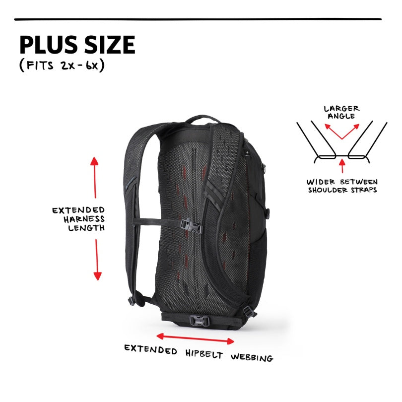 Gregory Nano PLUS 20 | Plus Size Backpack