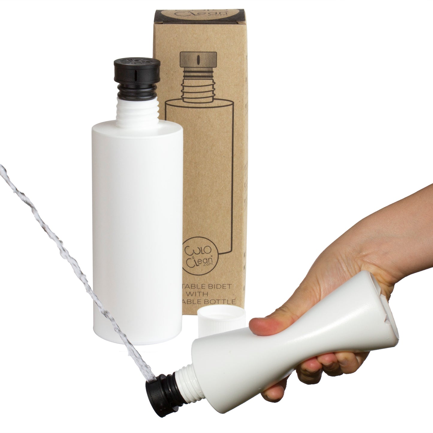 CuloClean portable bidet and bottle